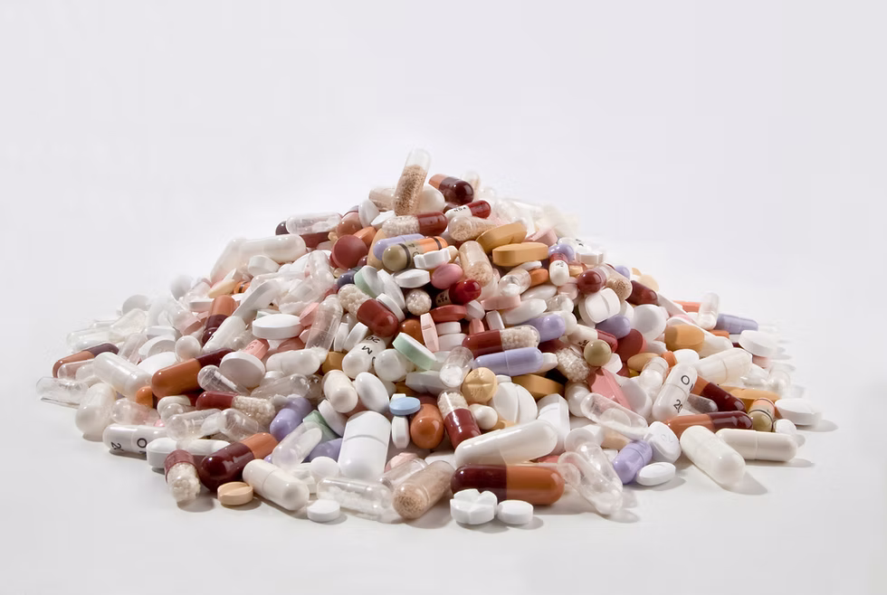 Pile of medications